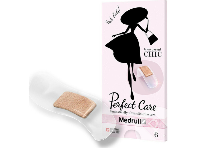 MEDRULL Perfect Care N6 (CH) Αυτοκόλλητα Επιθέματα (Εξαιρετικά λεπτά & Διαφανή) (202111241) 6 τεμάχια 0033633