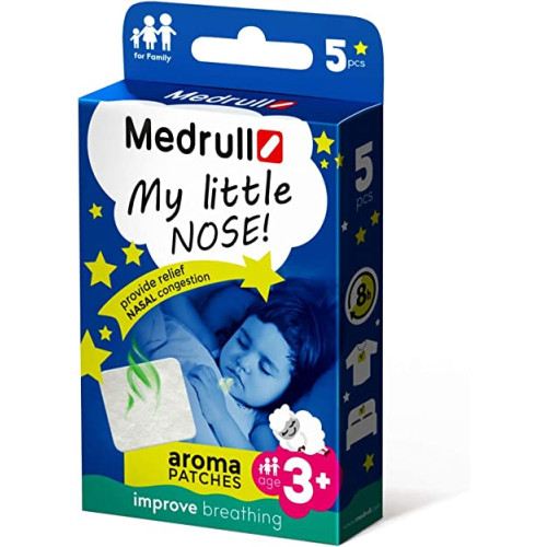 MEDRULL Aroma Patches My Little Nose N5 Ρινικές ταινίες, Επιθέματα Αναπνοής για Παιδιά 3+ Ετών 5τμχ (2000594) 0033635
