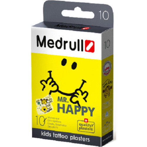 MEDRULL Mr.Happy N10 Αυτοκόλλητα Επιθέματα 10τμχ (202111418) 0033636