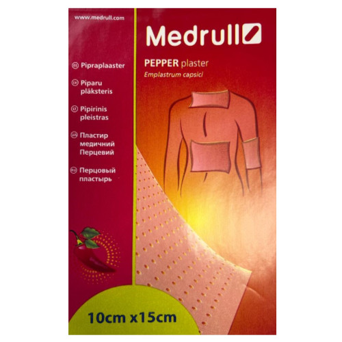 MEDRULL Pepper plaster 10 x 15 Αυτοκόλλητο Επίθεμα (Έμπλαστρο) 1τμχ (202104020) 0033646