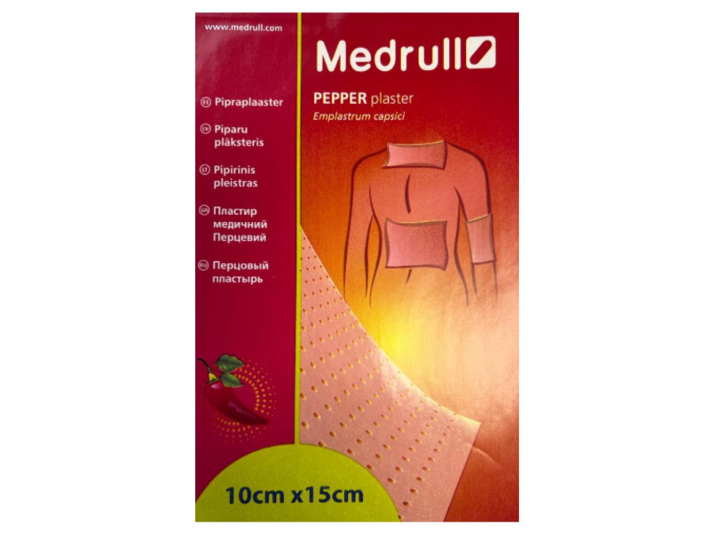MEDRULL Pepper plaster 10 x 15 Αυτοκόλλητο Επίθεμα (Έμπλαστρο) 1τμχ (202104020) 0033646