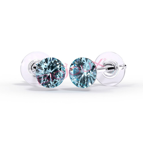 BIOJOUX BJT945 - Trendy Crystal Swarovski Aquamarine 4mm 0011941