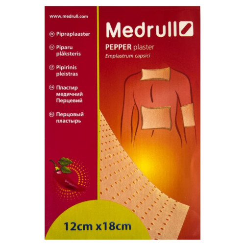 MEDRULL Pepper plaster 12 x 18 Αυτοκόλλητο Επίθεμα (Έμπλαστρο) 1τμχ (202104022UA) 0033647