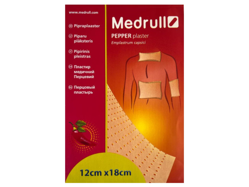 MEDRULL Pepper plaster 12 x 18 Αυτοκόλλητο Επίθεμα (Έμπλαστρο) 1τμχ (202104022UA) 0033647